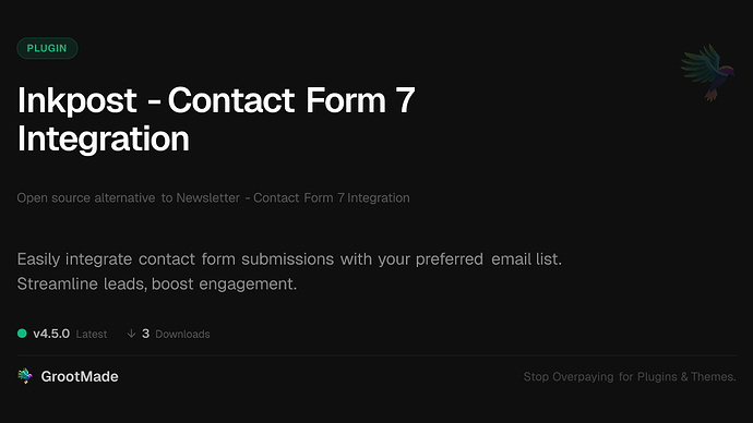 Inkpost - Contact Form 7 Integration