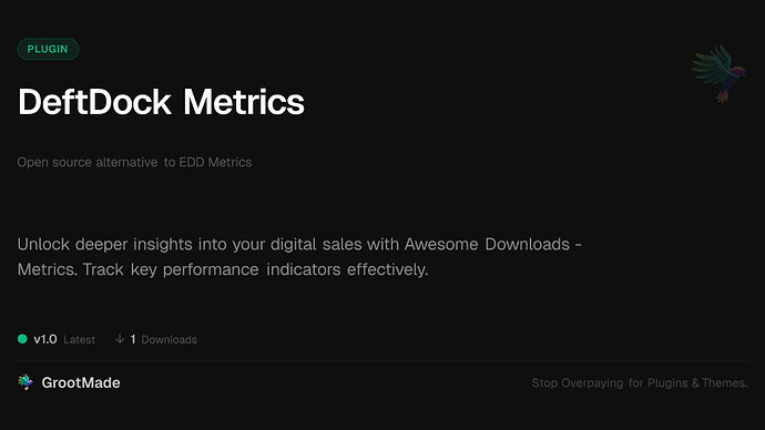 DeftDock Metrics