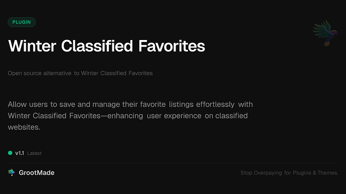 Winter Classified Favorites