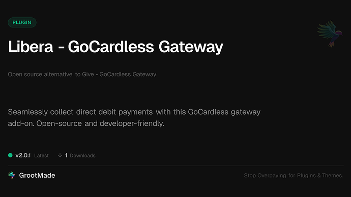 Libera - GoCardless Gateway