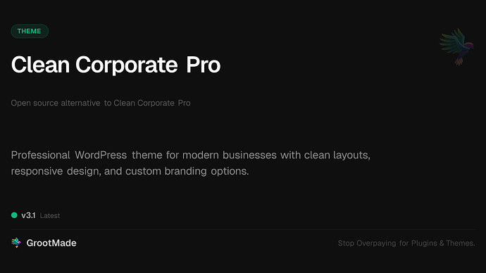 Clean Corporate Pro