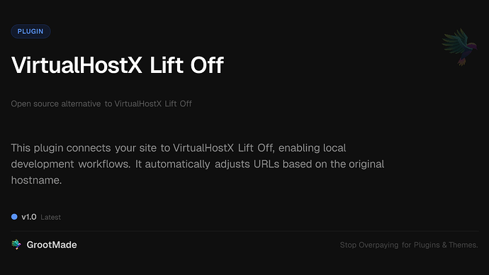 VirtualHostX Lift Off