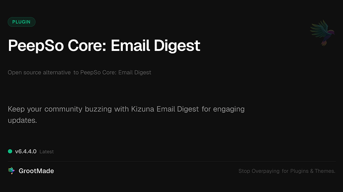 PeepSo Core: Email Digest