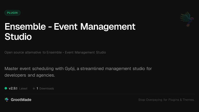 Ensemble - Event Management Studio