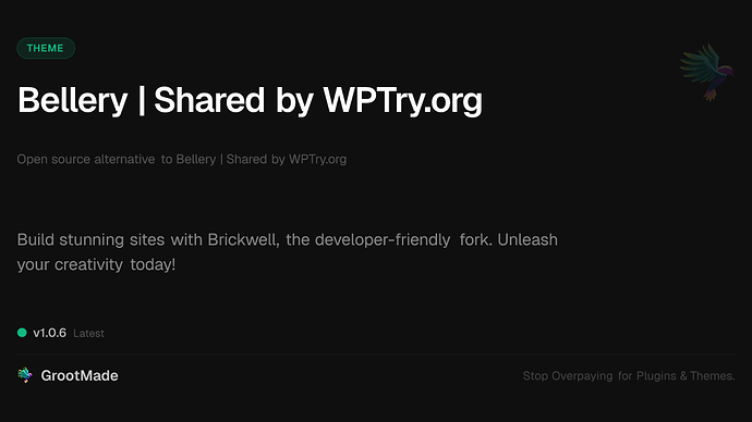 Bellery | Shared by WPTry.org