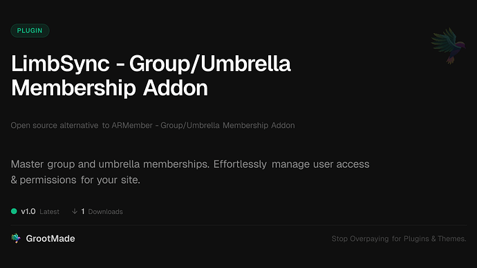 LimbSync - Group/Umbrella Membership Addon