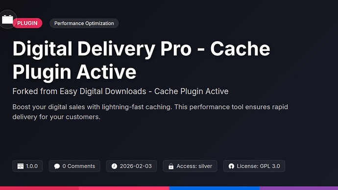 Awesome Downloads - Cache Plugin Active