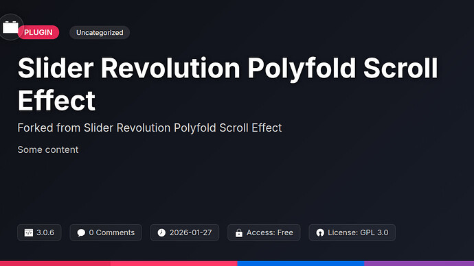 Slider Revolution Polyfold Scroll Effect