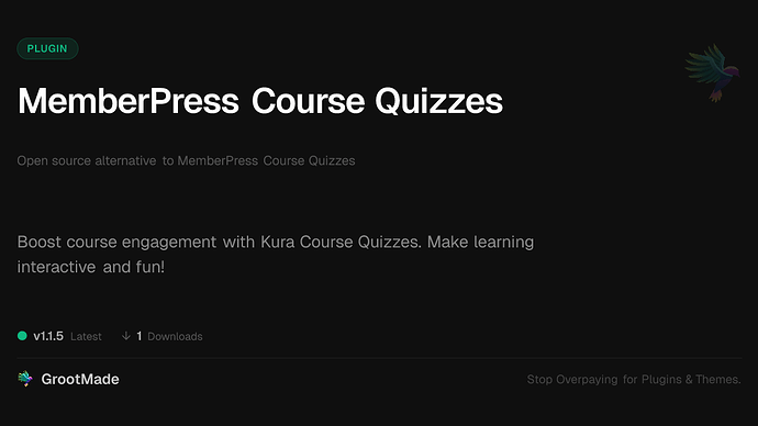 MemberPress Course Quizzes