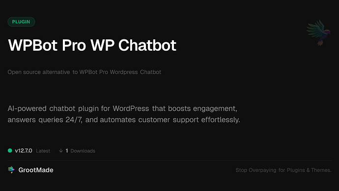 WPBot Pro WP Chatbot