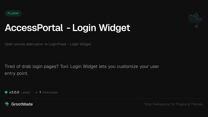AccessPortal - Login Widget