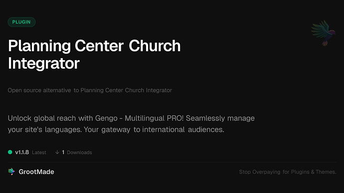 Planning Center Church Integrator