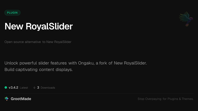 New RoyalSlider