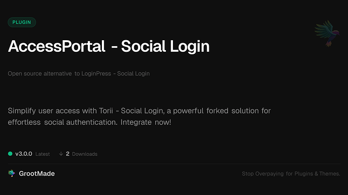 AccessPortal - Social Login
