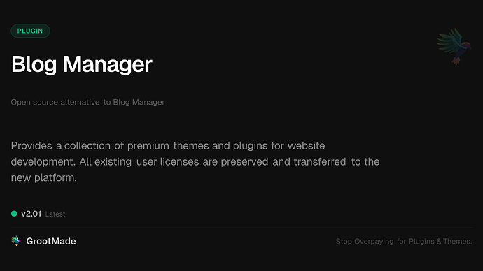 Blog Manager