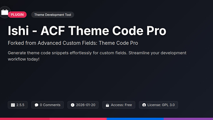 Advanced Custom Fields: Theme Code Pro