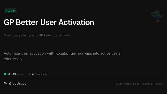 GP Better User Activation