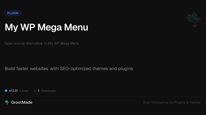 My WP Mega Menu