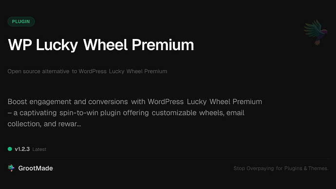 WP Lucky Wheel Premium