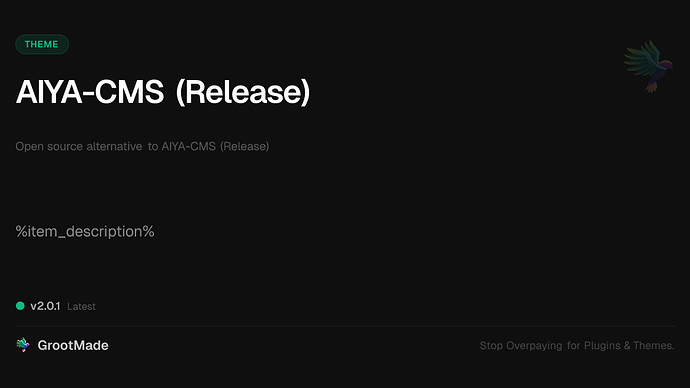 AIYA-CMS (Release)