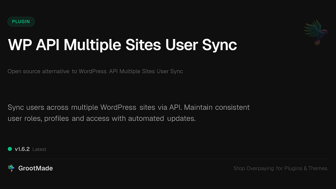 WP API Multiple Sites User Sync