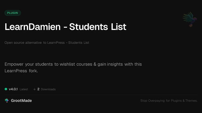 LearnDamien - Students List