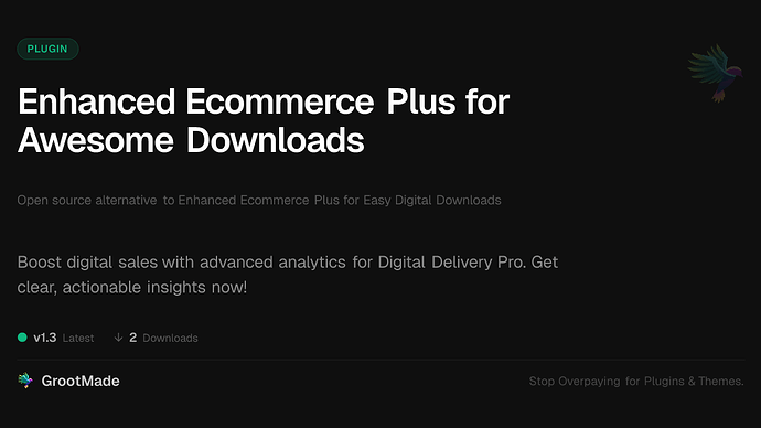 Enhanced Ecommerce Plus for Awesome Downloads