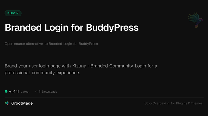 Branded Login for BuddyPress
