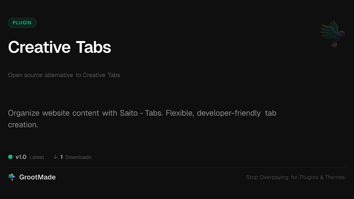 Creative Tabs