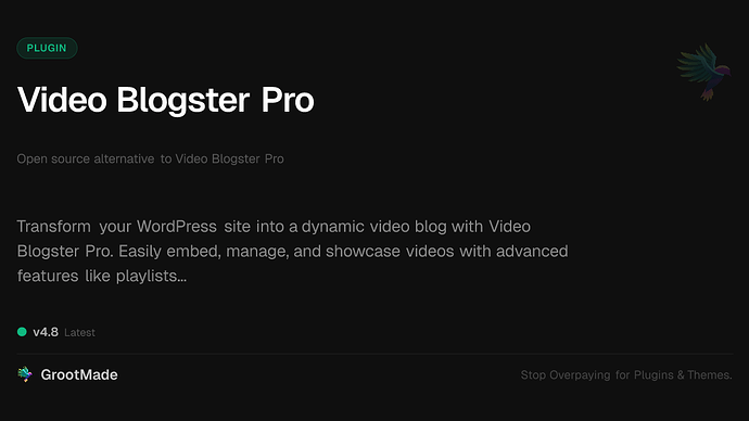 Video Blogster Pro