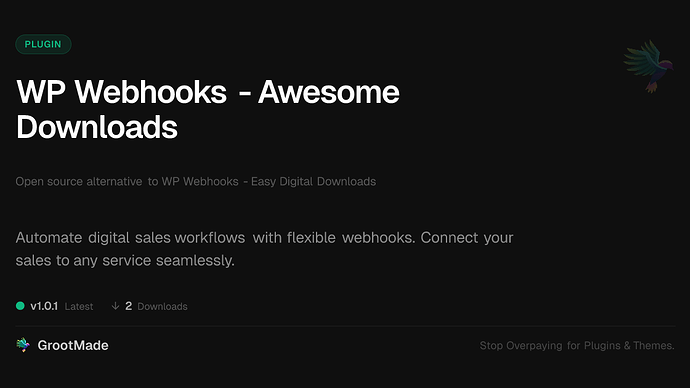 WP Webhooks - Awesome Downloads