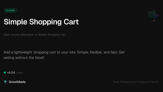 Simple Shopping Cart