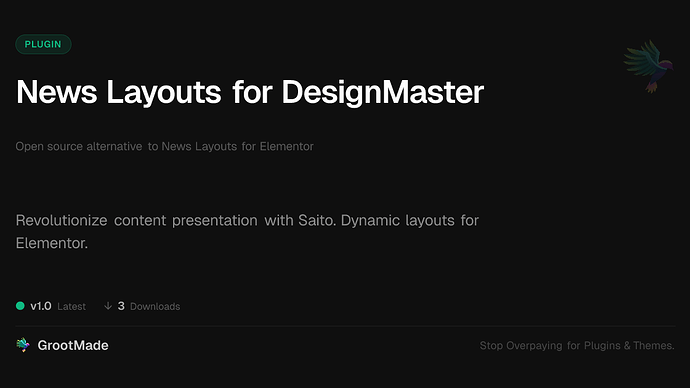 News Layouts for DesignMaster
