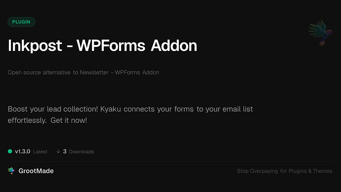 Inkpost - WPForms Addon
