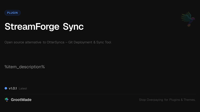 StreamForge Sync
