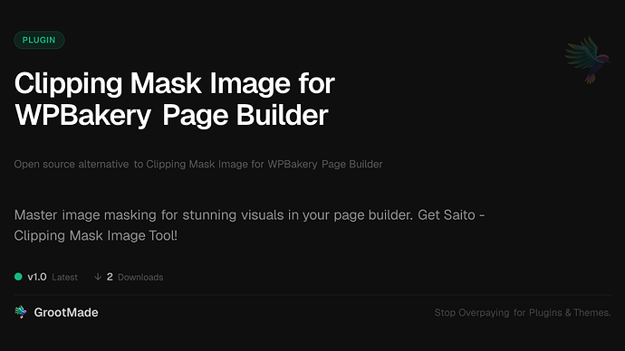 Clipping Mask Image for WPBakery Page Builder