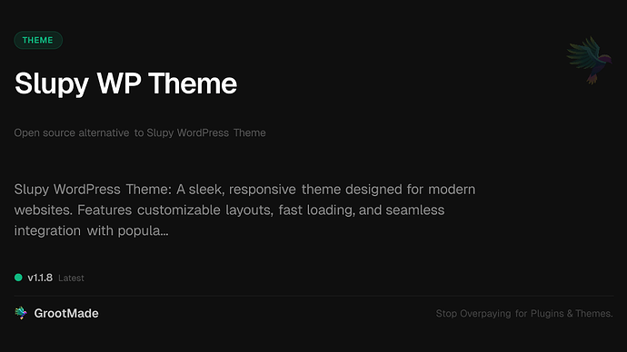 Slupy WP Theme