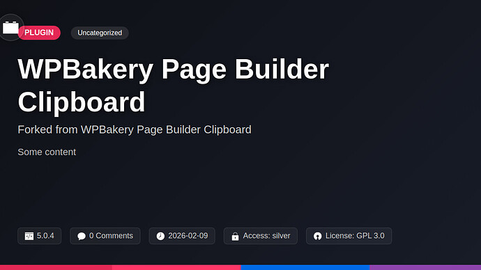 WPBakery Page Builder Clipboard