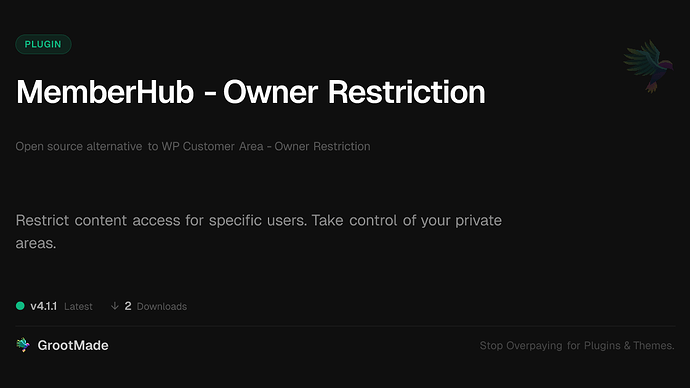 MemberHub - Owner Restriction
