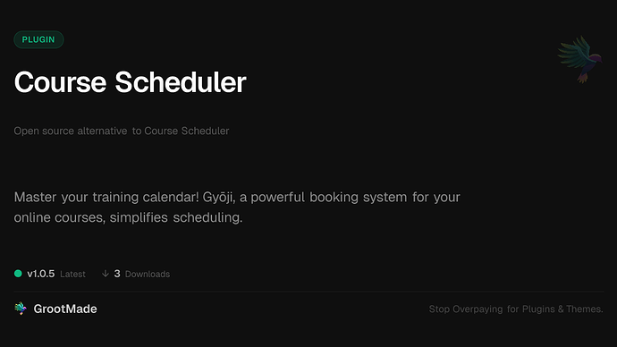 Course Scheduler