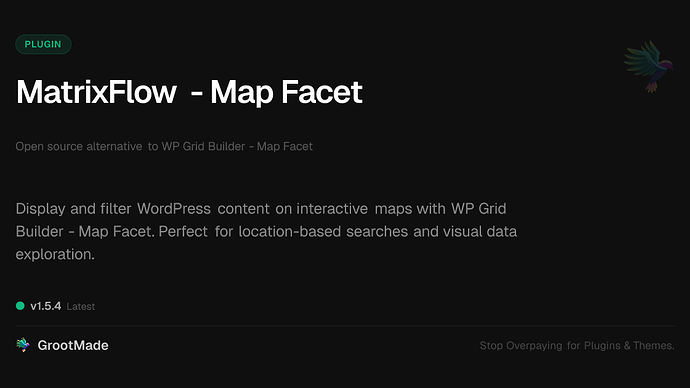 MatrixFlow - Map Facet