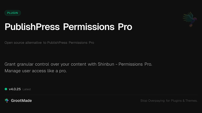 PublishPress Permissions Pro