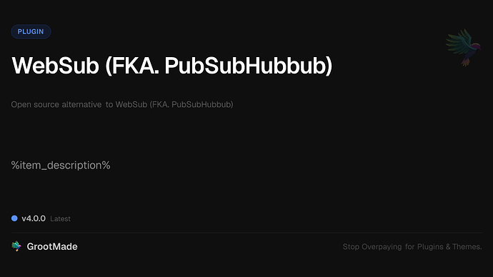 WebSub (FKA. PubSubHubbub)