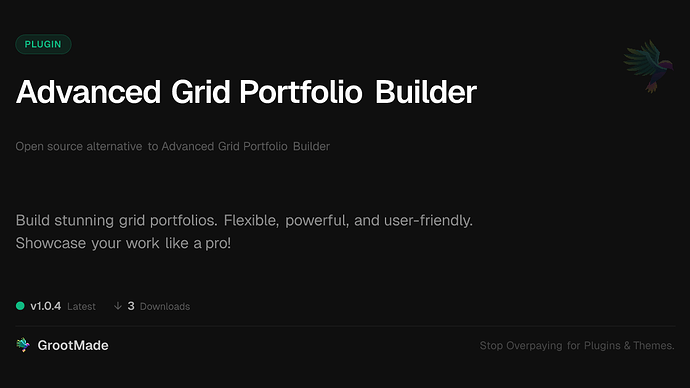 Advanced Grid Portfolio Builder