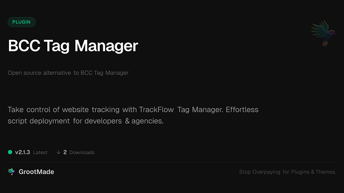 BCC Tag Manager
