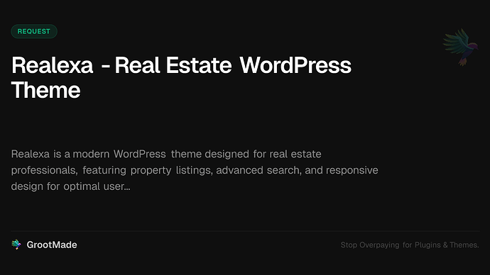 Realexa - Real Estate WordPress Theme