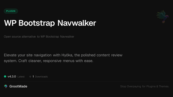 WP Bootstrap Navwalker