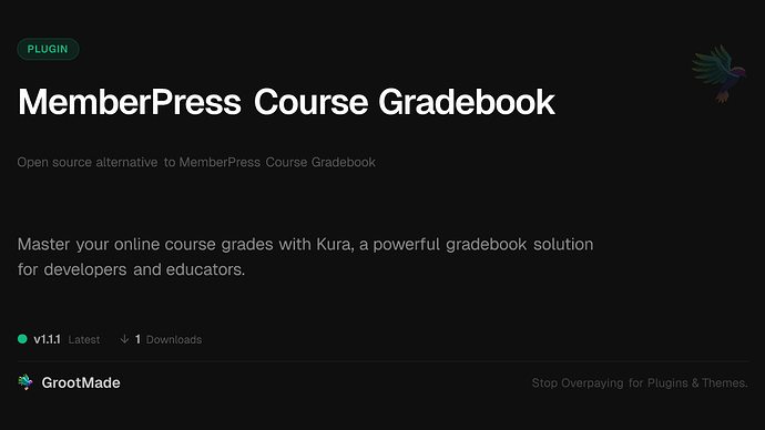 MemberPress Course Gradebook