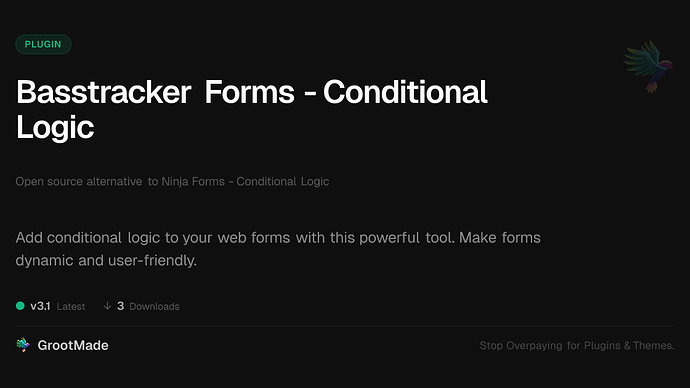 Basstracker Forms - Conditional Logic