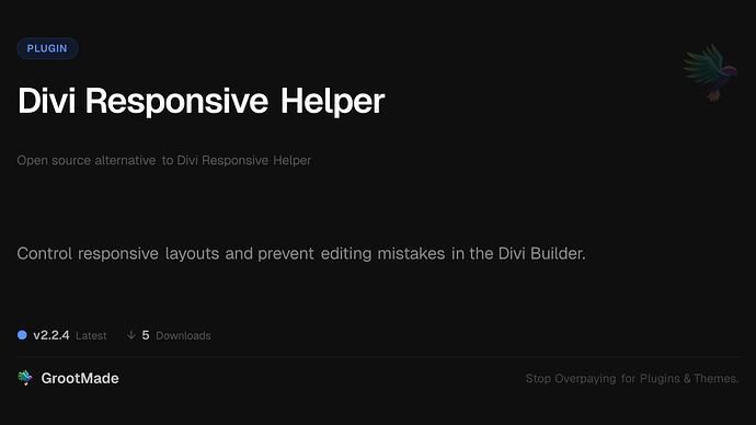 Divi Responsive Helper